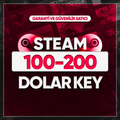 100$ - 200$ Arası Steam Random Key (+1000₺)