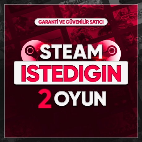 ⭐ Steam İstediğin 2 Oyun ⭐