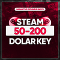 50$ - 200$ Arası Steam Random Key (+1000₺)