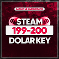 199$ - 200$ Arası Steam Random Key (+1000₺)